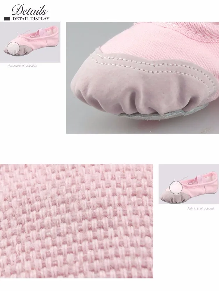 Girls Kids Pointe Shoes Dance Slippers High Quality Ballerina Boys Children Practice Shoes For Ballet