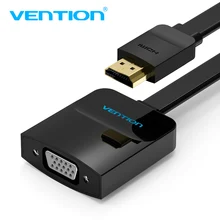 Vention HDMI TO VGA Adapter цифро-аналоговый видео аудио конвертер для кабеля 1080 P для Xbox 360 PS3 PS4 PC Ноутбук ТВ окно проектора