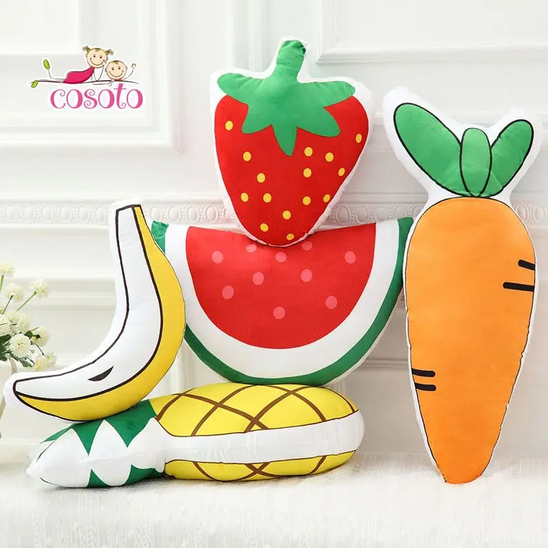 Super adorable cute fruit pillow with many styles like banana or