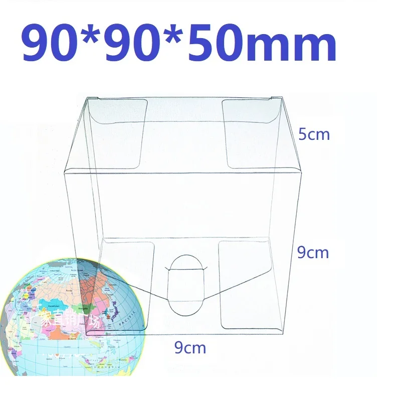 90*90* Wcm прозрачная пластиковая ПВХ коробка форма подарочная коробка коробочка для конфет на вечеринку упаковка для кексов свадебные принадлежности
