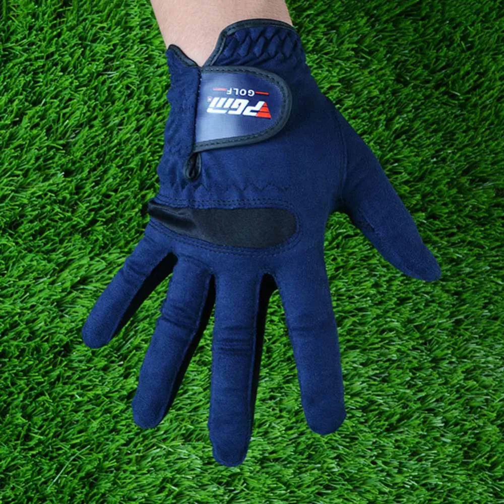 PGM New Men Fiber Cloth gloves Soft Breathable Sport Golf Gloves Men's