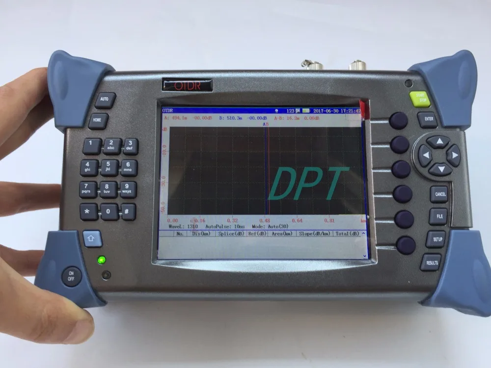 В наличии оптического волокна SM Тестер OTDR OT2000 1310/1550nm 15/16dB с 5 МВт Визуальный