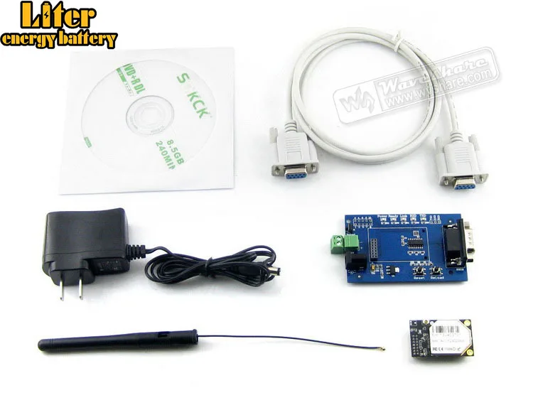 

5pcs/lot WIFI232 RJ45 Ethernet Port Serial Port WIFI to UART USB to UART WIFI Module +Antenna