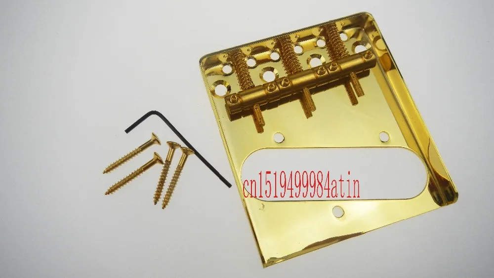 Autentic gold Electric Guitar Bridge For Telecaster Style Guitar Bridge