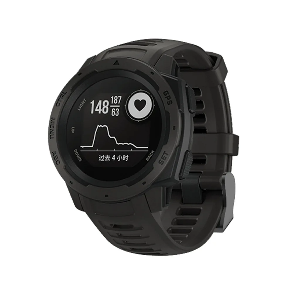 Сменный силиконовый ремешок для смарт часов Garmin instinct 22 мм мм|Смарт-аксессуары| |
