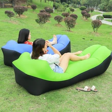 2020 nuevo diseño colchoneta de Camping bolsa perezosa sofá inflable sofá perezoso playa sofá cama de aire tumbona en bolsa Picnic colchoneta colchón de aire