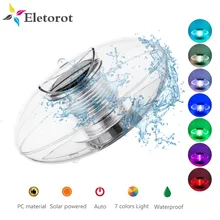 Солнечный свет плавающей солнечные шар лампы бассейн Сад вечерние бар украшения Водонепроницаемый пруд фонтан ночника