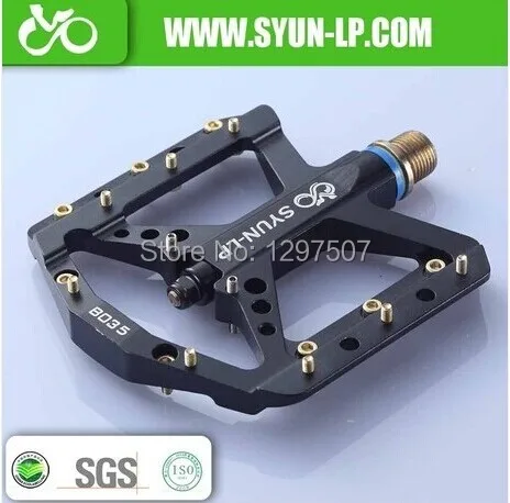 baratas Corpo de alumínio SYUN LP super leve fina MTB BMX DH down hill plataforma pedal da bicicleta pedais MTB peças de bicicletas xpedo bicicleta