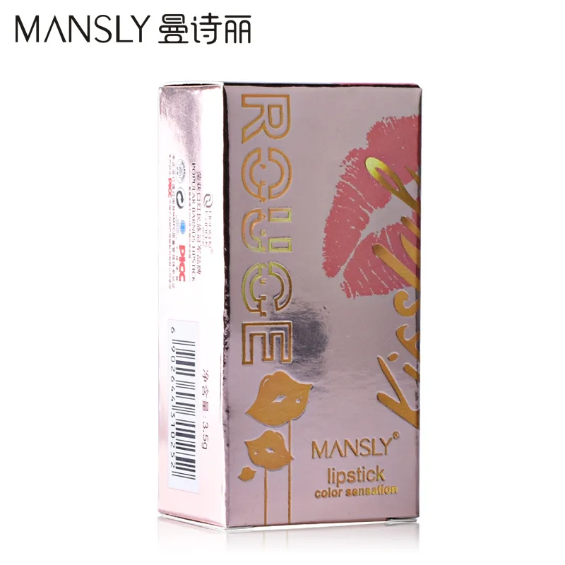Водостойкая помада Mansly love shape водостойкая Помада для губ с 6 видов цветов