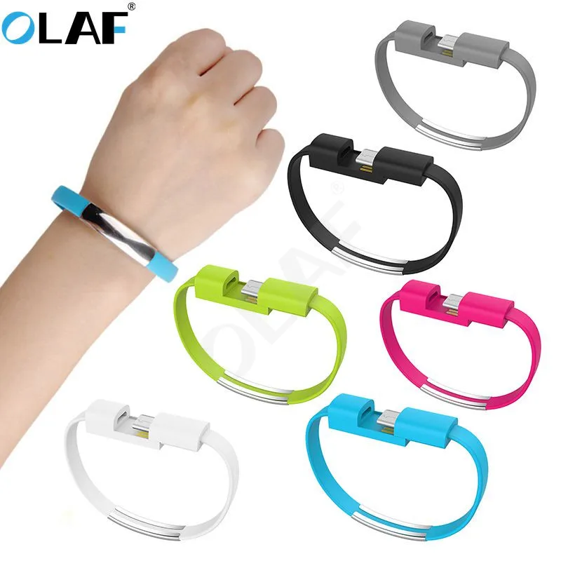 OLAF открытый портативный мини микро USB браслет зарядное устройство кабель для