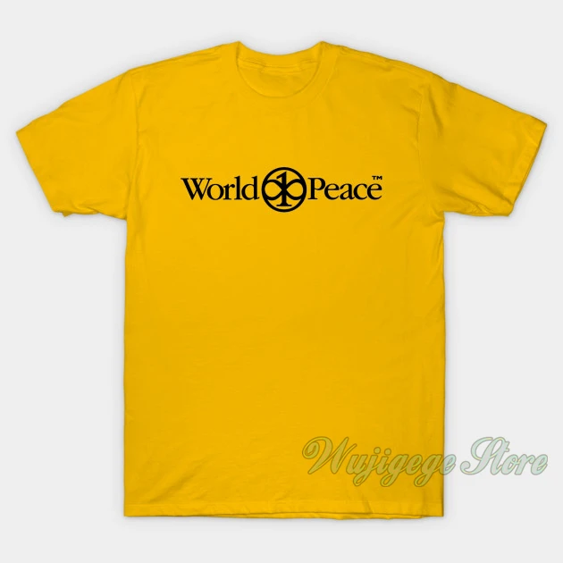 

Summer MDE World Peace men T-Shirt women cotton t shirt Short Sleeve funny printed tshirts