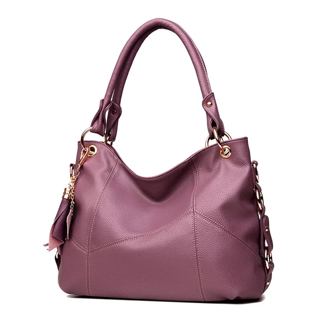 Ms. shoulder bag PU Leather tassel handbag designer female designer bag ...