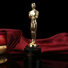 Оскар металла трофей пользовательских кристалл трофей медали ежегодной компании по итогам года конкурса деятельности