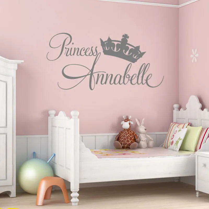 2016 Wall Stickers Home Decor Princess Annabelle Home Room Decals Girls