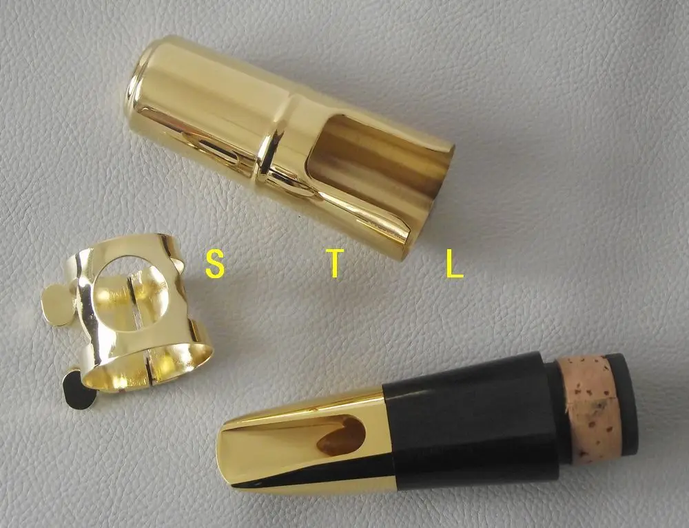Advanced gold plated Metal Bb mouthpiece ligature and cap 6