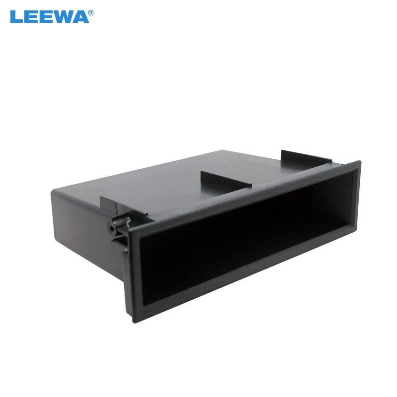 

LEEWA 1DIN Car Stereo Radio Refitting Dashboard Installation Mounting Trim Fascia Storage Box Spacer For Honda #CA1664