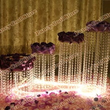 4 шт. conbination Свадебная подставка для торта лоток Роскошный Кристалл акриловая яичная тарелка для пирога вечерние украшения дома 04S2