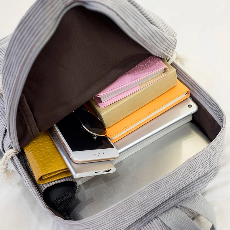 Mochila mujer para adolescentes niñas Mochila bolsa de la escuela con estilo señoras Daypack tela Mochila femenina Mochila