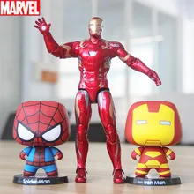Disney Avengers Action Figure Thor Hulk Spiderman Iron Man Captain America Toys Gifts for Children Adult Decor Collect Cute