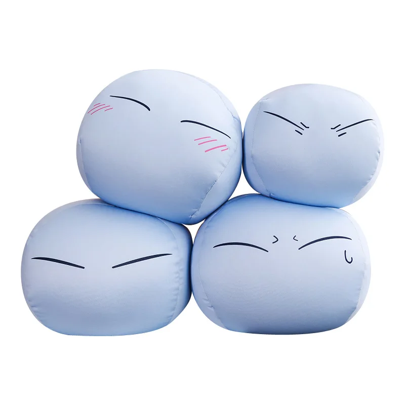 

Cute Anime Tensei Shitara Slime Plush Toy Pillow Sofa Cushion Toys For Children Birthday present Xmas Gifts