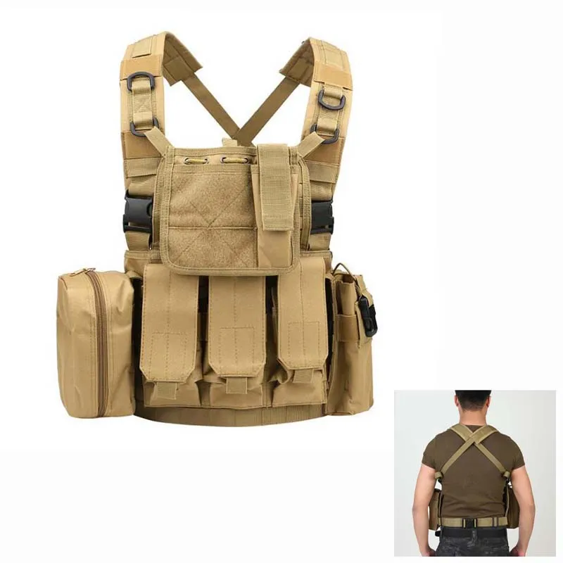 

Outdoor Tactical Vests Military Equipment Paintball Army Hunting Vest Combat Airsoft Protective Vest Men For CS Wargame 7 Colors