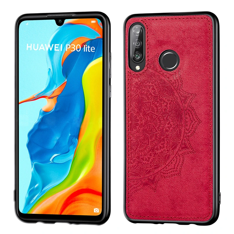 Мягкий чехол из цветочной ткани для huawei P30 Y5 Y6 Y7 Pro Y9 Prime P Smart Z Plus тканевый чехол для Honor 20 8A 10i 10 Lite