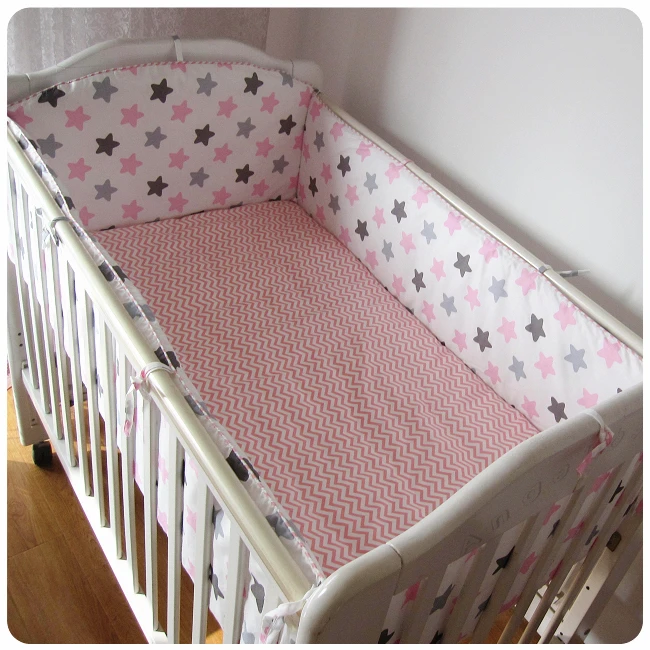 

Promotion! 6PCS Baby bedding set Animal crib bedding set 100% cotton baby bedclothes ,include:(bumper+sheet+pillow cover)