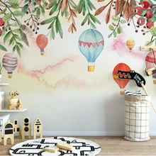 Beibehang пользовательские фото обои современный Высокое качество воздушный шар Цветочный закат фон настенная живопись 3d обои фрески