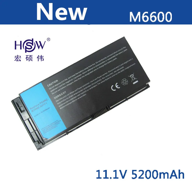 

Replacement Laptop Battery for Dell Precision M4600 M6600 Series 0TN1K5 FV993 PG6RC R7PND DP/N0TN1K5 Series