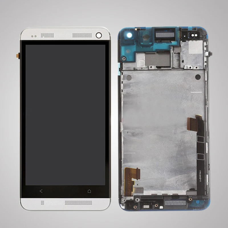 

SZMUGUA 1920x1080 4.7'' LCD For HTC Desire M7 LCD Display Touch Screen Digitizer Panel Replacement parts with Frame