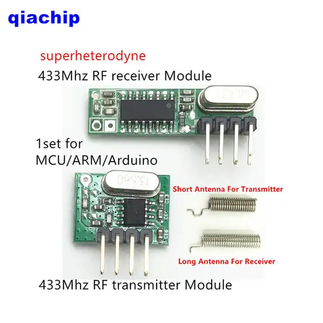 online shop 433 mhz rf module superheterodyne receiver transmitter