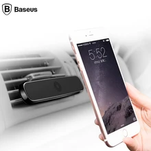 Держатель телефона для автомобиля BASEUS S для iphone X 6 6 S 7 Магнитный Автомобиль Air Vent держатель мобильного Магнит Магнитная Поддержка Del Telefono