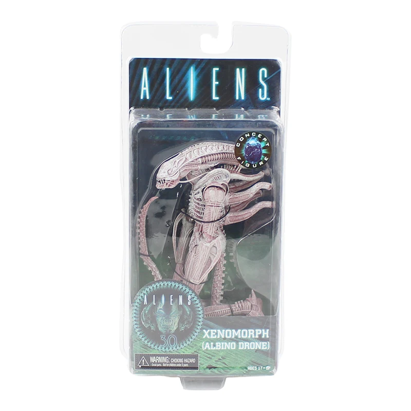 4 стиля инопланетянин NECA Series 9 Xenomorph Albino Drone частный Ricco Frost Jenette Vasquez ПВХ фигурка Коллекционная модель игрушки - Цвет: with box -C