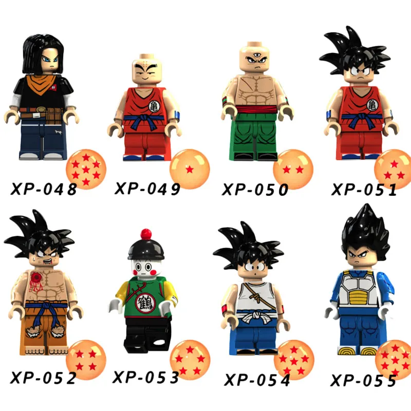 

8pcs/set Anime Dragon Ball Sun Wukong Compatible Legoings Figures Learning Educational Building Blocks Toys For Children Gifts