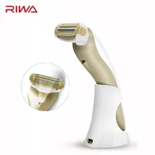Riwa влажная сухая Дамская эпиляция 3 в 1 Женская плавающая головка перезаряжаемая электрическая бритва-триммер для зоны Бикини подмышек RF-770A
