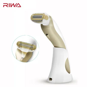 

Riwa Wet Dry Lady's Hair Removal 3 in 1 Women Floating Head Rechargeable Electric Shaver Trimmer For Bikini Underarm RF-770A