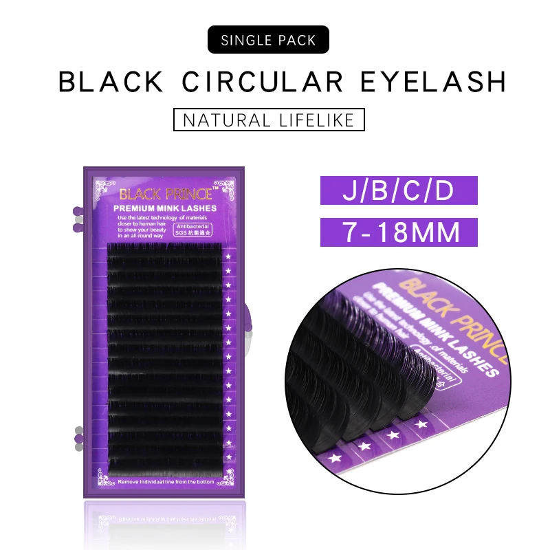 

BLACE PRINCE individual mink eyelashes russian volume eyelash extensions supplies mega volume lashes individual lash extension