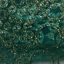 Модный дизайн живое зеленое блестящее кружево с блестками африканская кружевная ткань цена блестящее кружево высокое качество