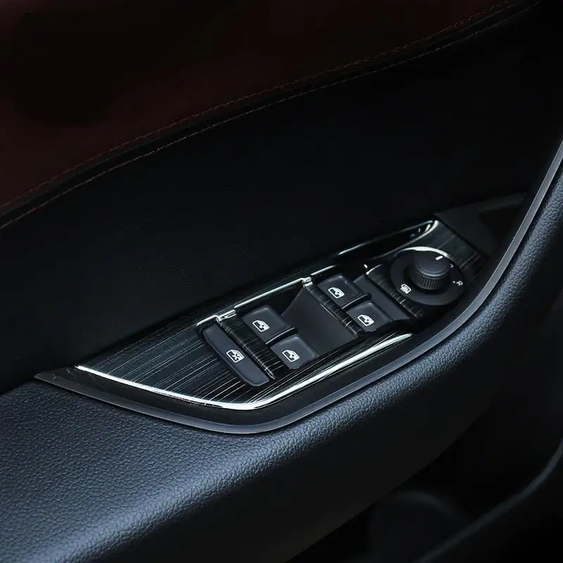 

Window Control System Interior Excent Automobile Chromium Automovil Car Styling Mouldings Sticker 16 17 18 FOR Skoda Superb