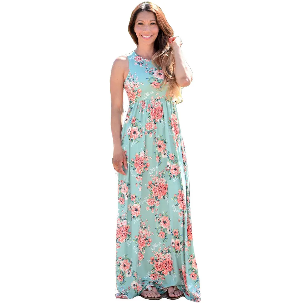 Super quality Maxi Dress Womens club Sexy Boho Long Dress Ladies Summer