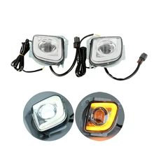 Motocicleta Sinal da Volta LEVOU Condução Luz de Nevoeiro Para Honda Valkyrie Goldwing GL1800 12-17 F6B