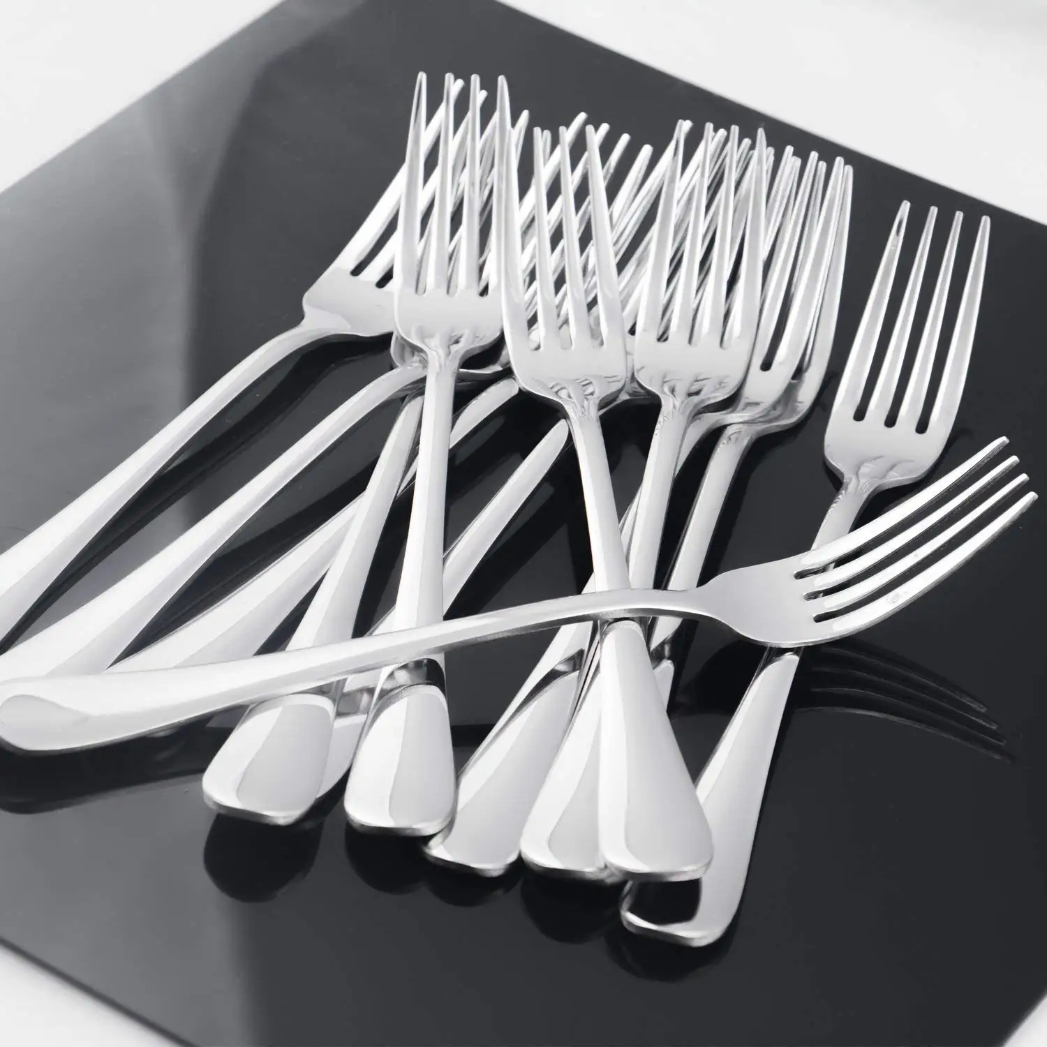 6.9 Inch Dinner Fork Stainless Steel Mirror Polished Flatware Cutlery Forks Silverware for Kitchen Matching Spoons or Knifes