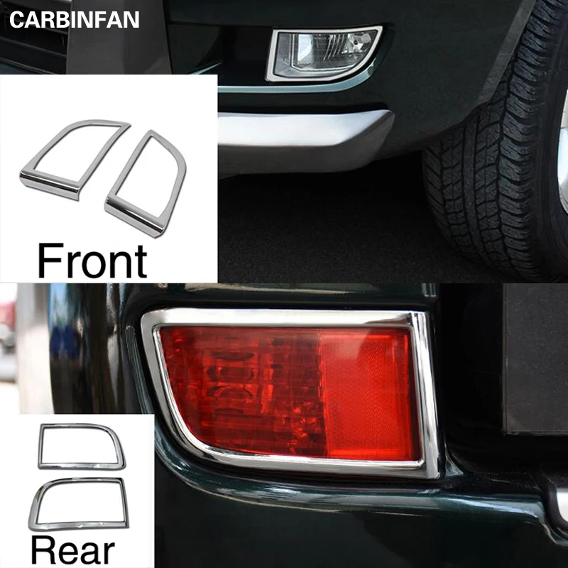 

ABS Chromed Front Rear Fog Lamp Cover Trim 4Pcs/Set For Toyota Land Cruiser Prado FJ 120 2003 - 2009 Accessories