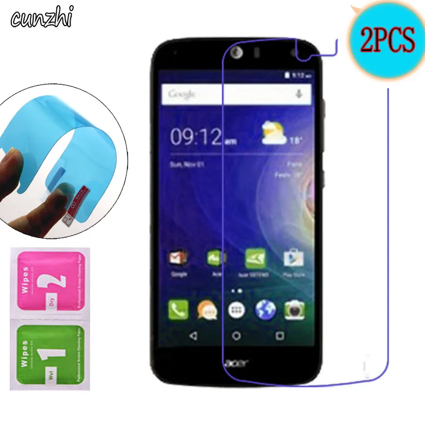 

2PCS For Acer Z530 Ultra Clear Soft Nano Explosion proof Screen Protector For Acer Liquid Z530 Protective Mobile Phone Film