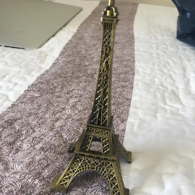 5-13 см бронзовая Парижская башня Металлическая статуэтка Статуя Модель домашний декор сувенирная модель детские игрушки для детей#0918
