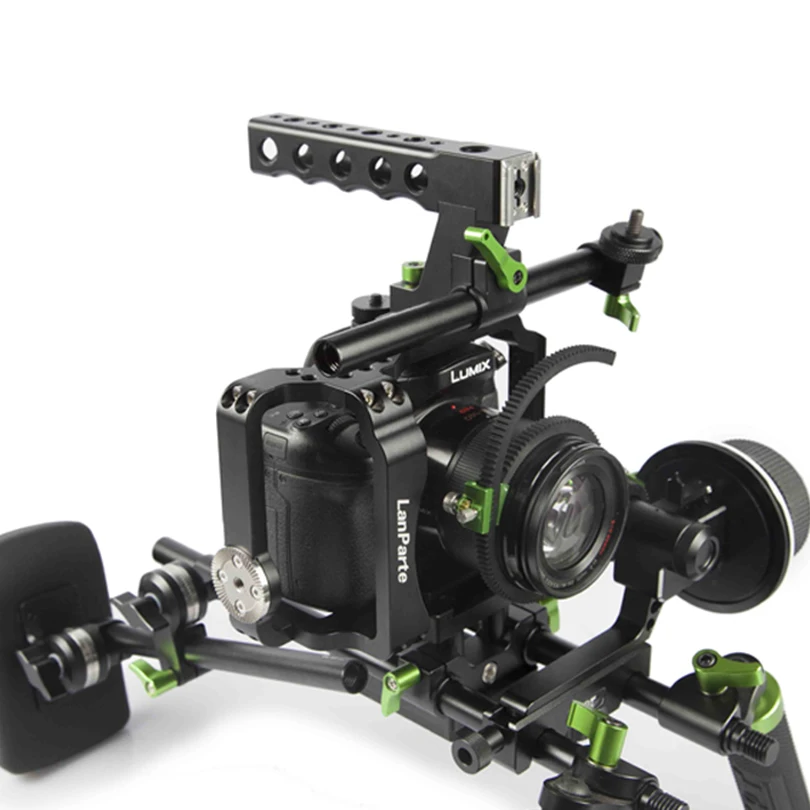 US $770.00 Lanparte DSLR Camera Basic Rig Kit With Follow Focus And Chest Pad Support