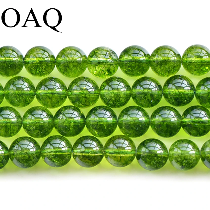 Crystal Beads For Jewelry DIY Beads 6 12mm Green Round Beading Jewelry