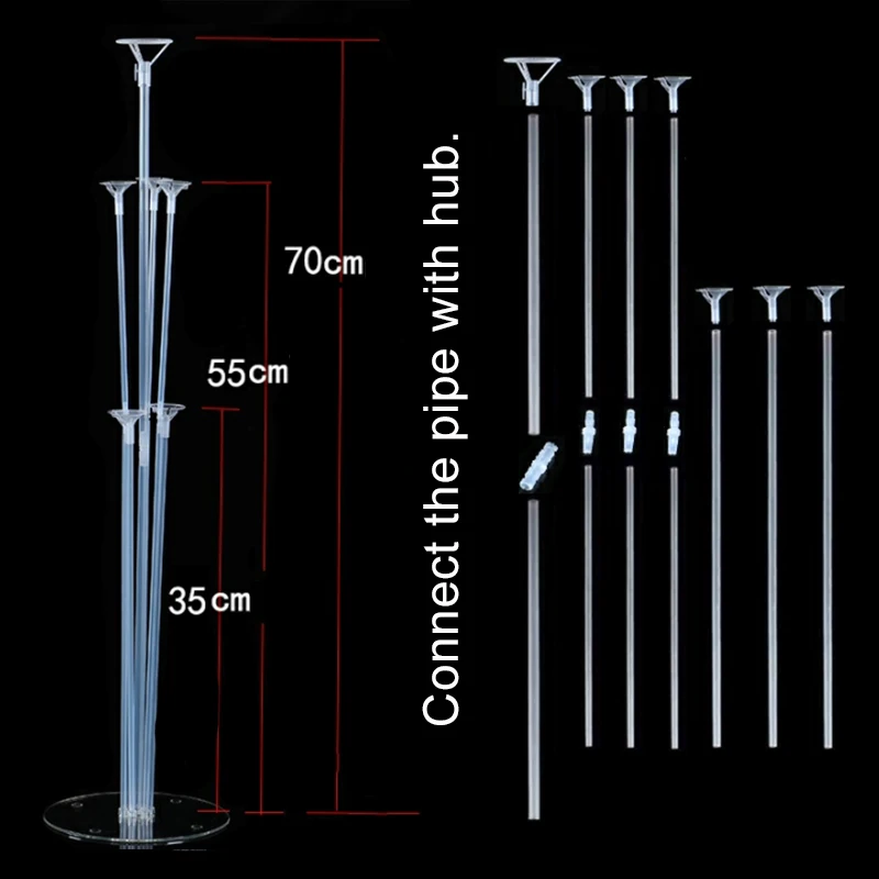 1 Набор для дня рождения воздушный шар подставка держатель палка аксессуары латексный шар стол плавающий опорный стержень