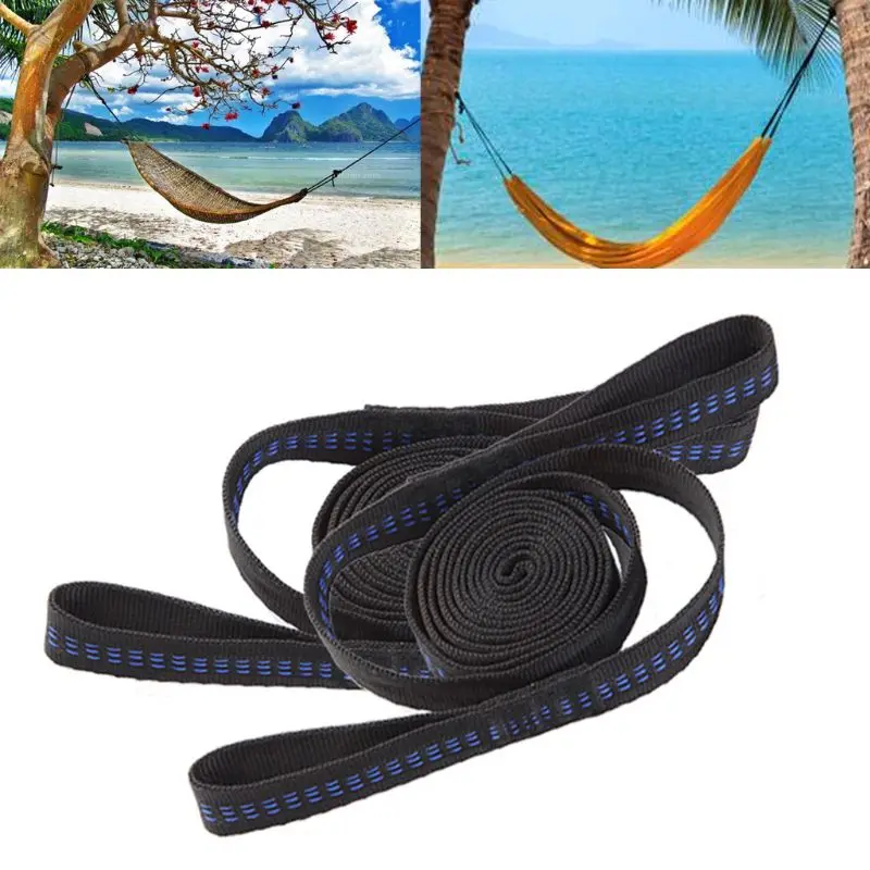 Adjustable Tree Hanging Hammock Safety Yoga Strap Hammock Rope Extension Belt