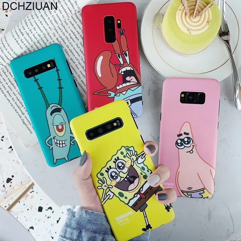 

DCHZIUAN Cute Cartoon Phone Case For Samsung Galaxy S10 S8 S9 Plus Note 8 Note 9 S10 Plus Case Cover Silicone Soft Coque Capa